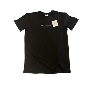 Seint Official T-Shirt NWT Men’s S Black Crewneck Logo Tee Minimalist Streetwear